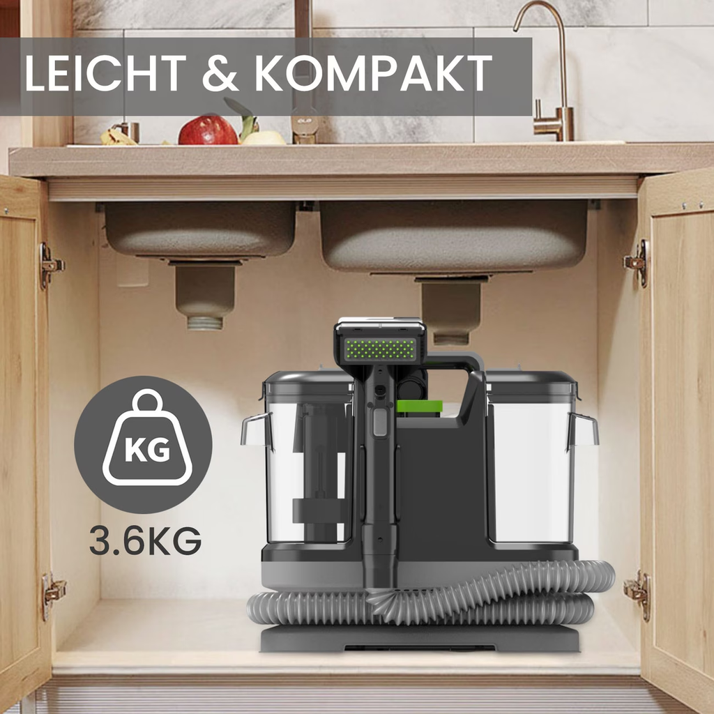 Draagbare Multifunctionele Stoom- & Tapijtreinigingsmachine
